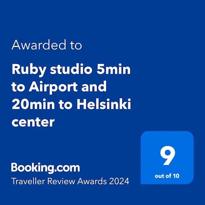 Aurora Home Vantaa Kivistoe - Ruby Studio 6Min To Helsinki Vantaa Airport 20 Min To Helsinki Center 0*,